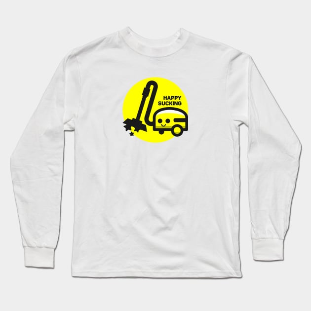 Happy Sucking Long Sleeve T-Shirt by Johnitees